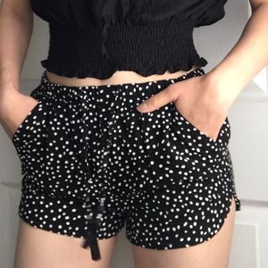 Polka dot shorts
